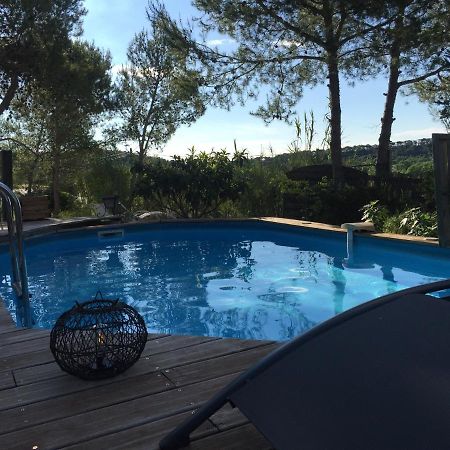 Villa en bordure de colline*piscine*clim*netflix Les Matelles Exterior foto