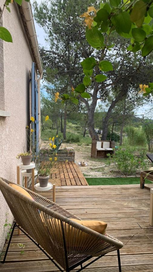 Villa en bordure de colline*piscine*clim*netflix Les Matelles Exterior foto